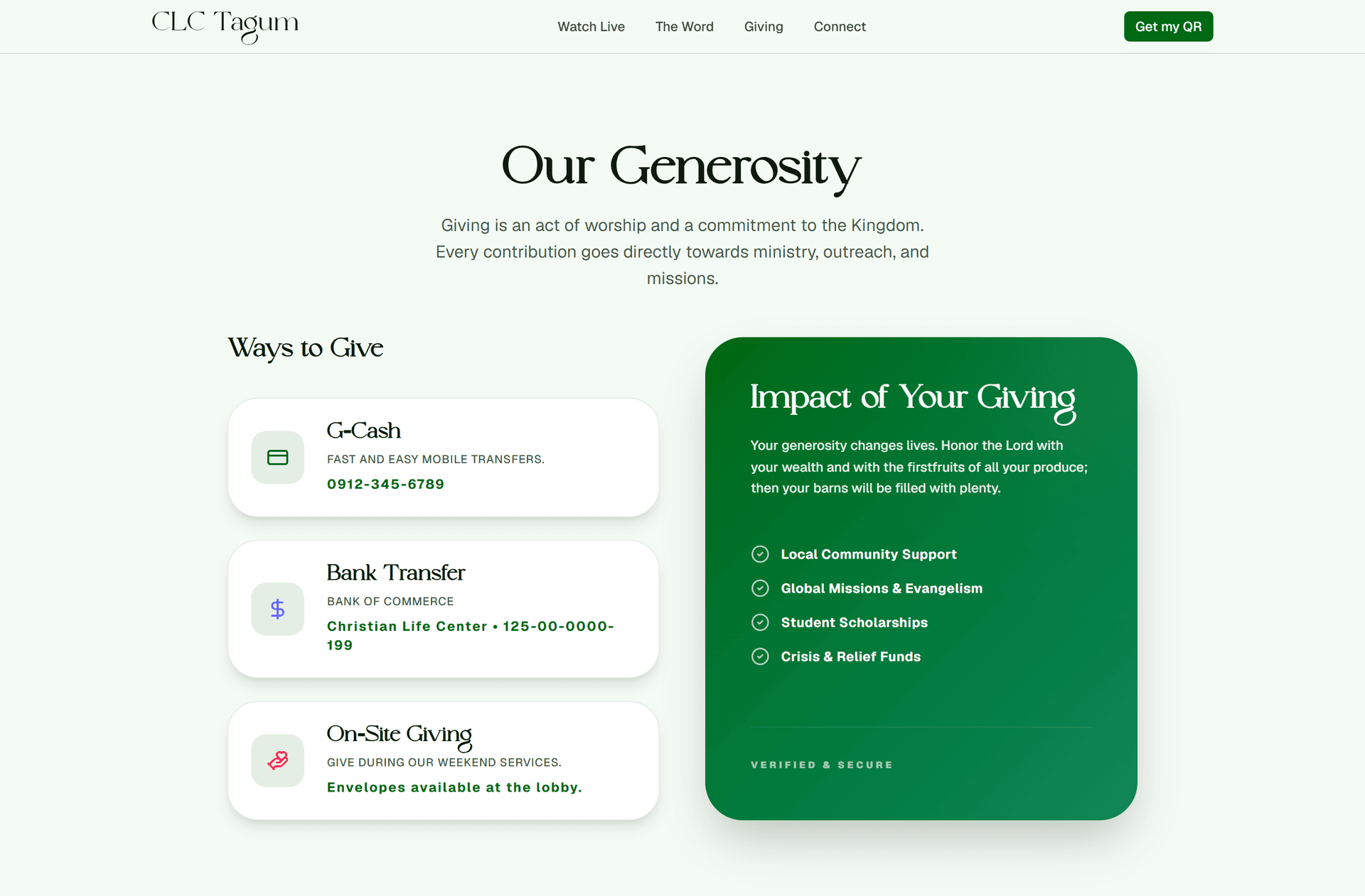 Online Giving